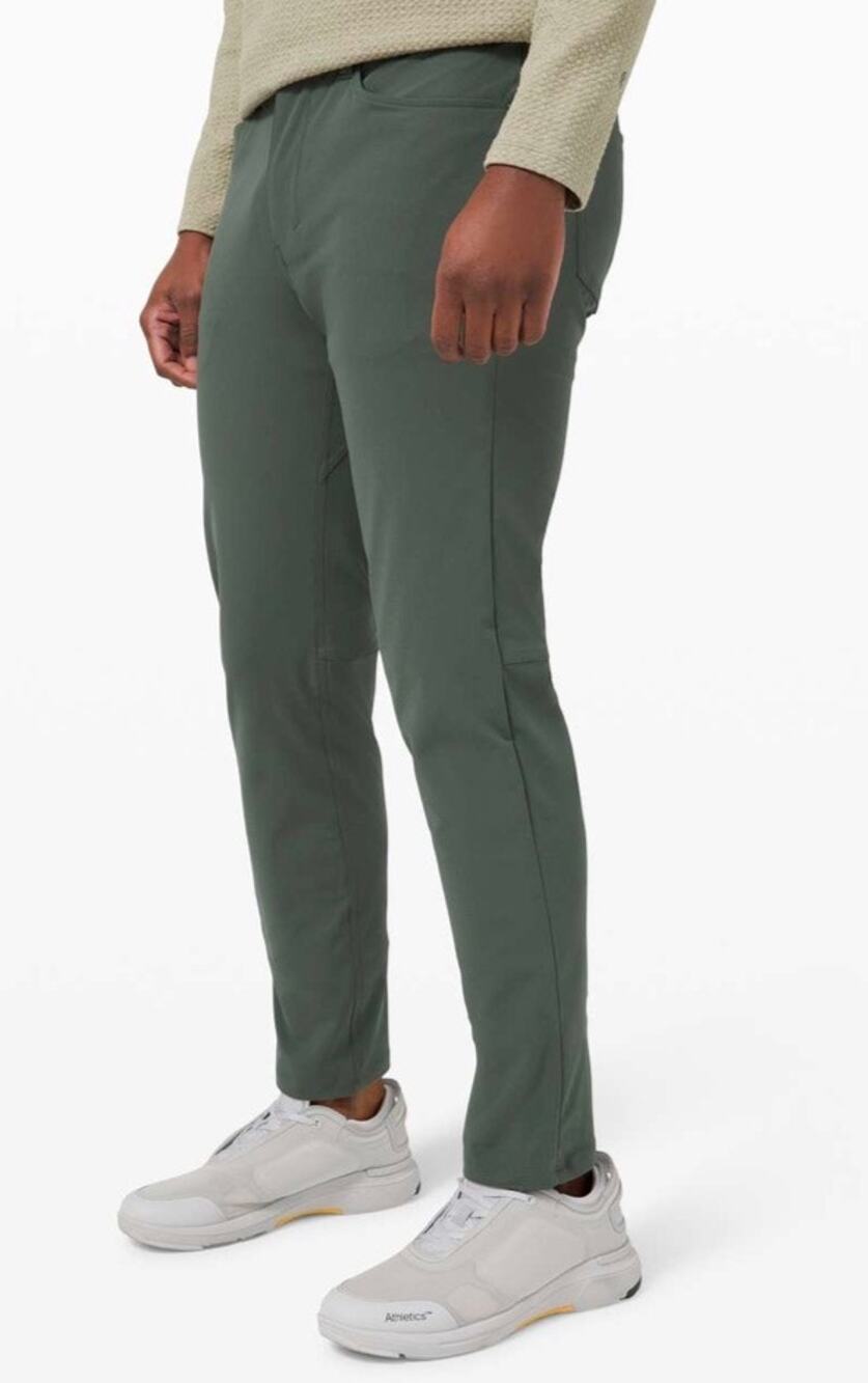 Lululemon ABC Pant Slim Warpstreme Smoked Spruce Stretch Men's 34x32